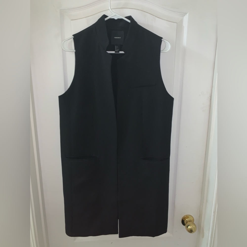 Forever21 long vest (blazer fit).